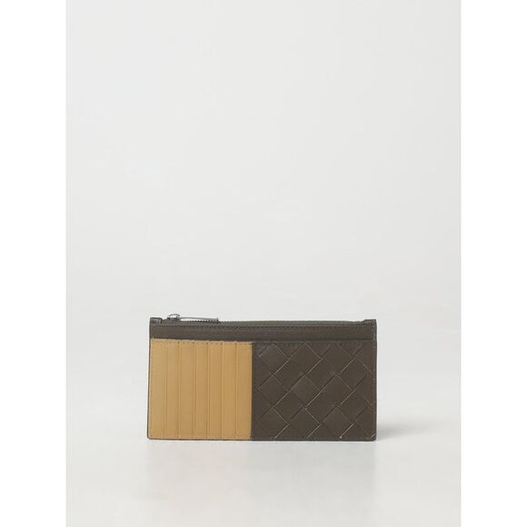 Bottega Veneta Wallet Men Kaki